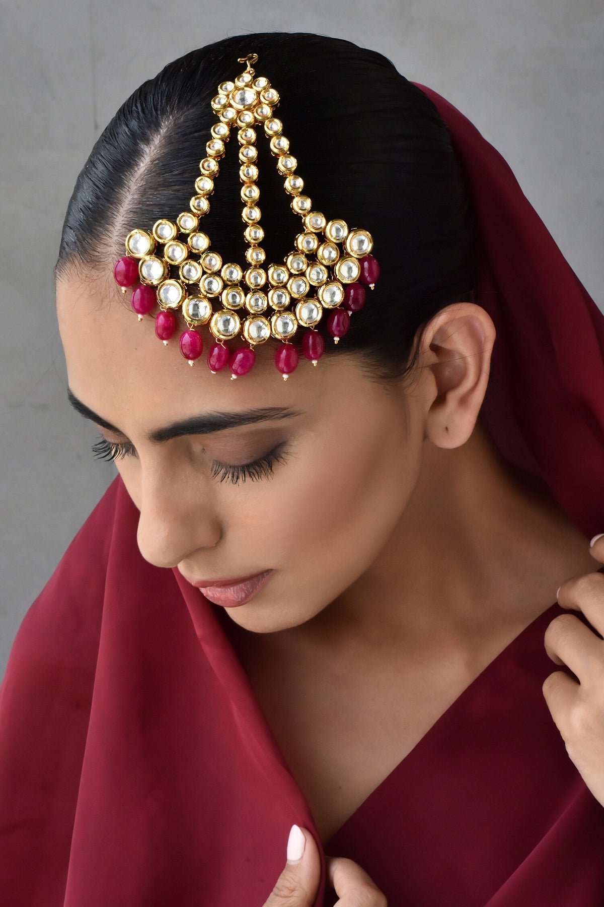 Kundan Beaded Passa 