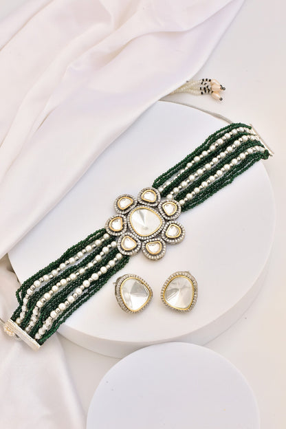 Polki Embellished Choker Set 