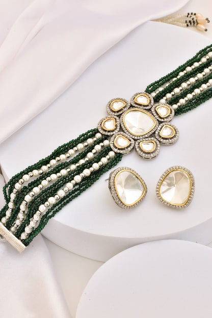 Polki Embellished Choker Set 