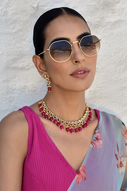 Polki Embellished Choker Set 