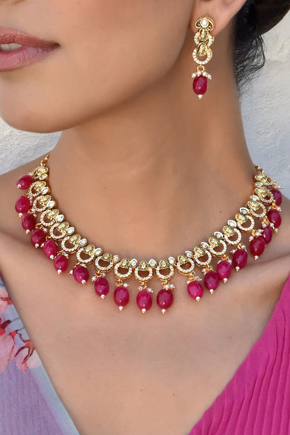 Polki Embellished Choker Set 