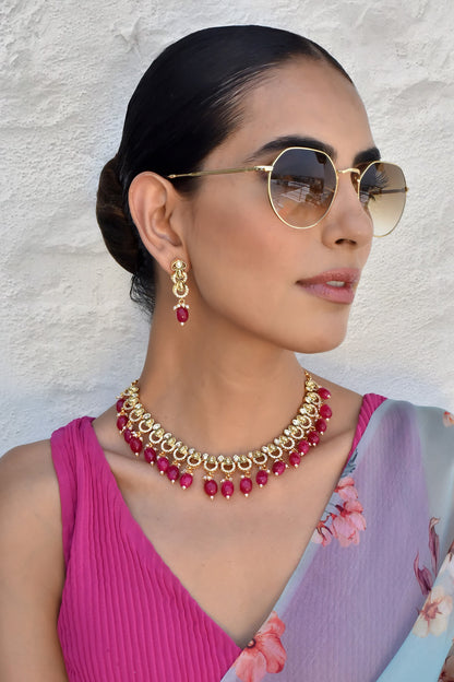 Polki Embellished Choker Set 