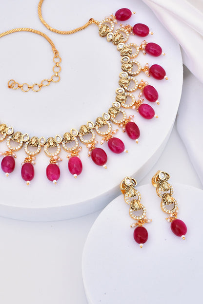 Polki Embellished Choker Set 
