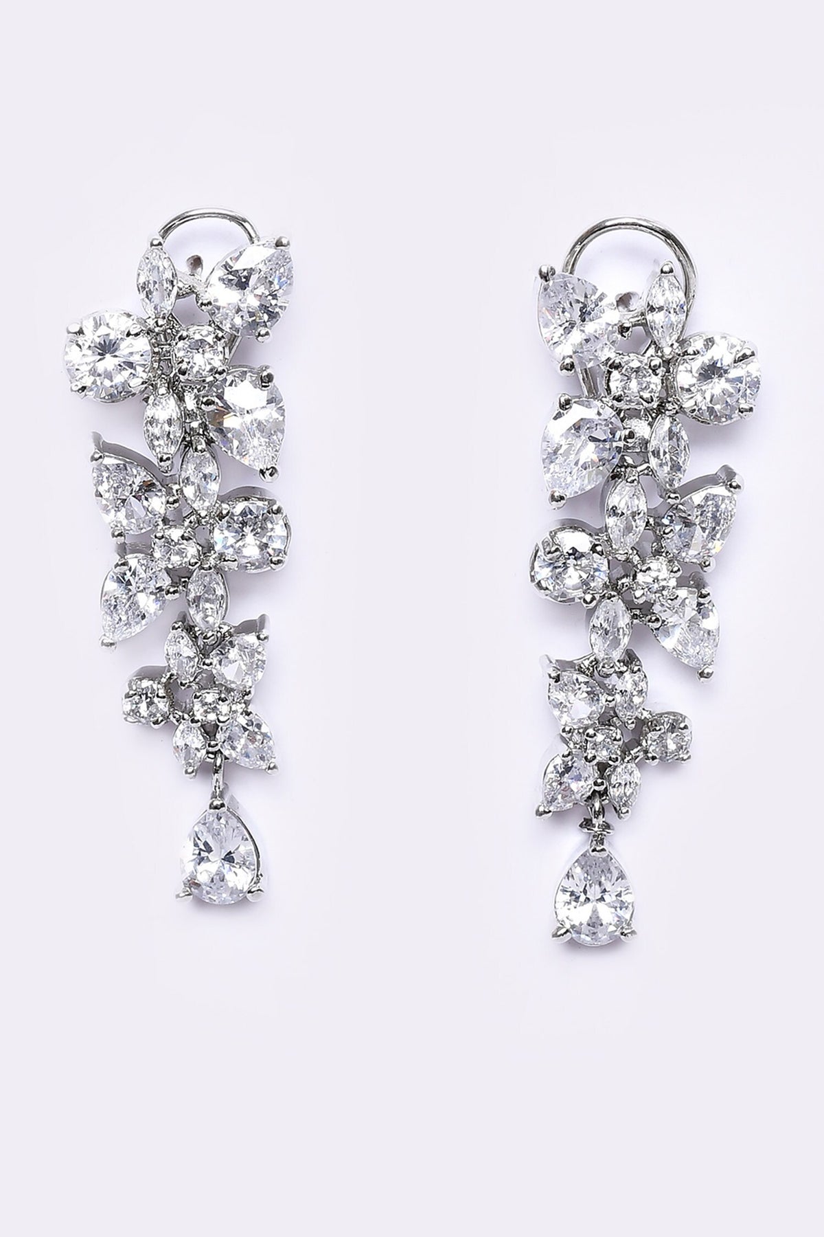 Crystal Embellished Necklace Set 