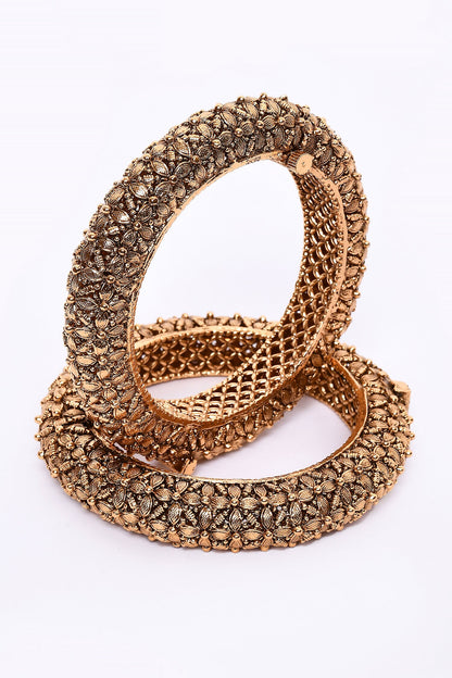 Bloomy Petal Bangles Set Of 2 