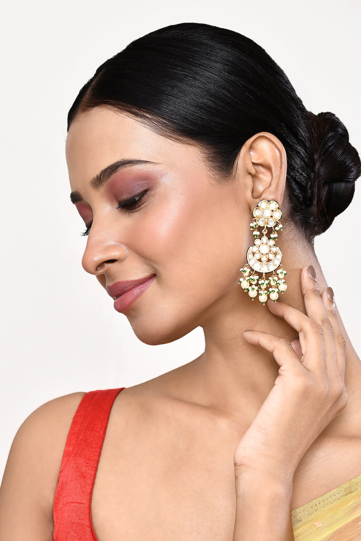 Ruhani Noor Chandbali Danglers 