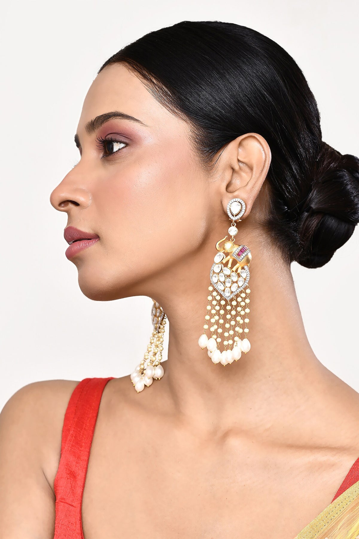 Gaja Rays Embellished Danglers 