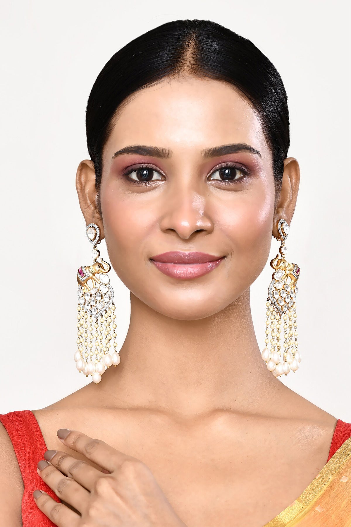 Gaja Rays Embellished Danglers 