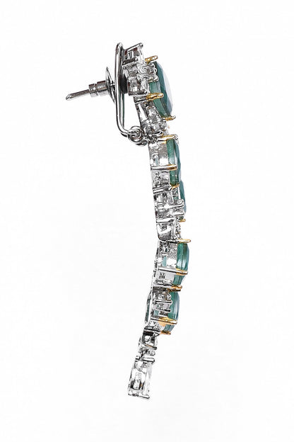 Ivy Vine Stone Embellished Danglers 
