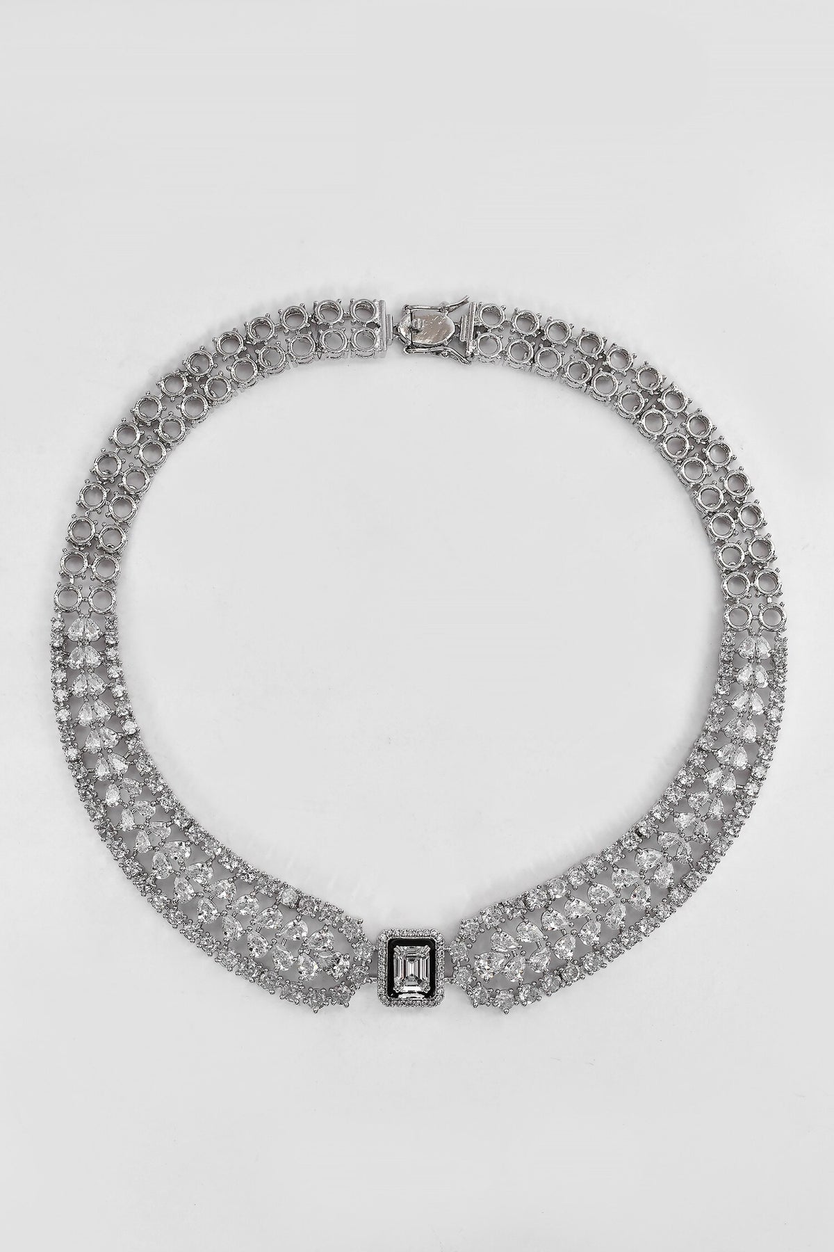 Stone Studded Choker Necklace Set 