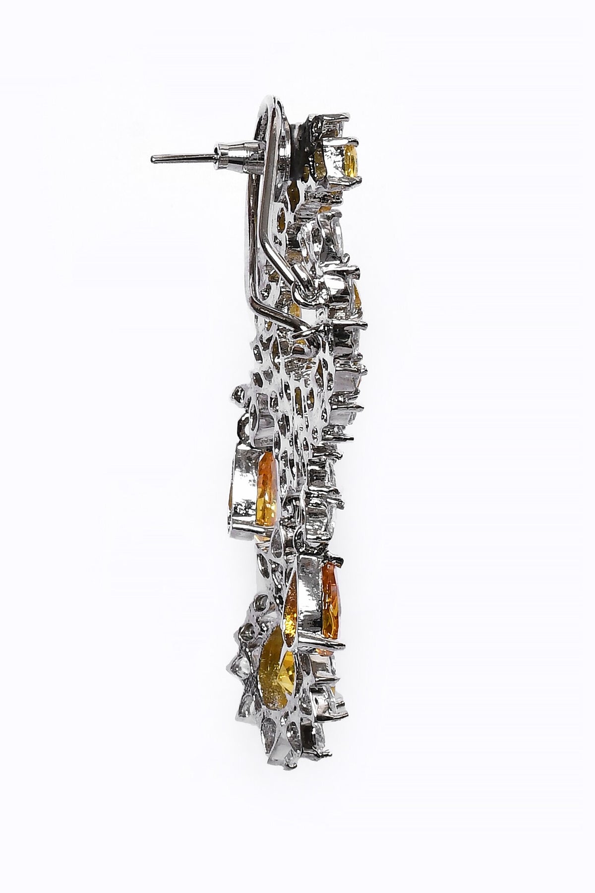 Crystal Embellished Dangler Earrings 