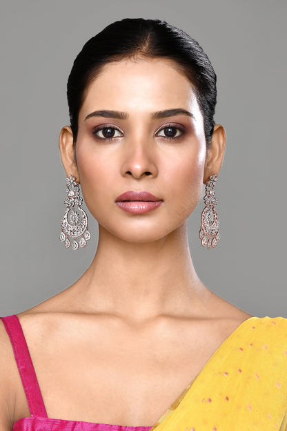 Stone Work Dangler Earrings 