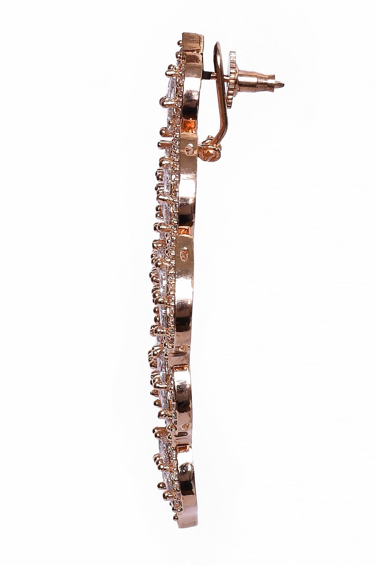 Stone Embellished Dangler Earrings 