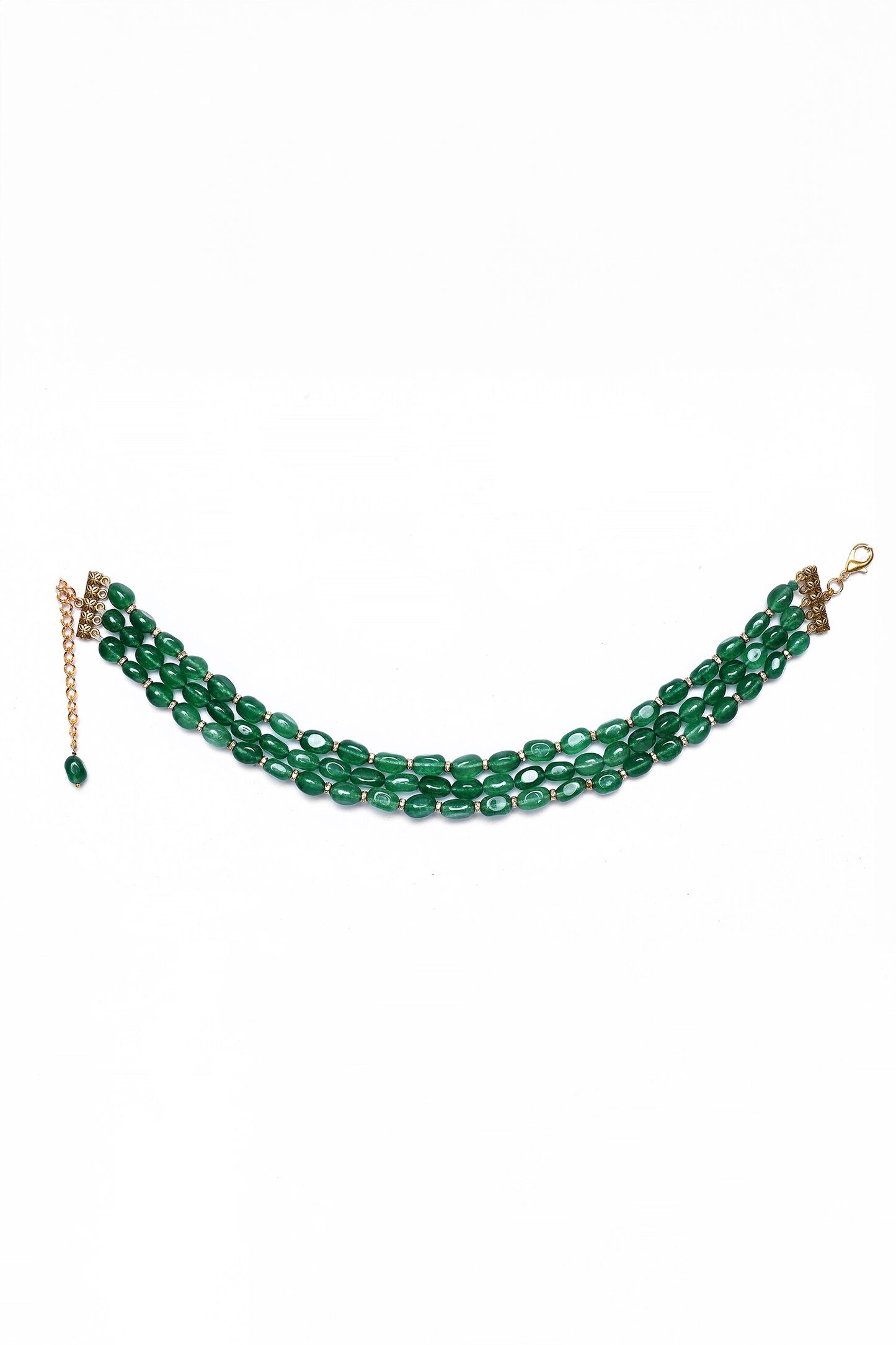 Three Layered Beaded Necklace 