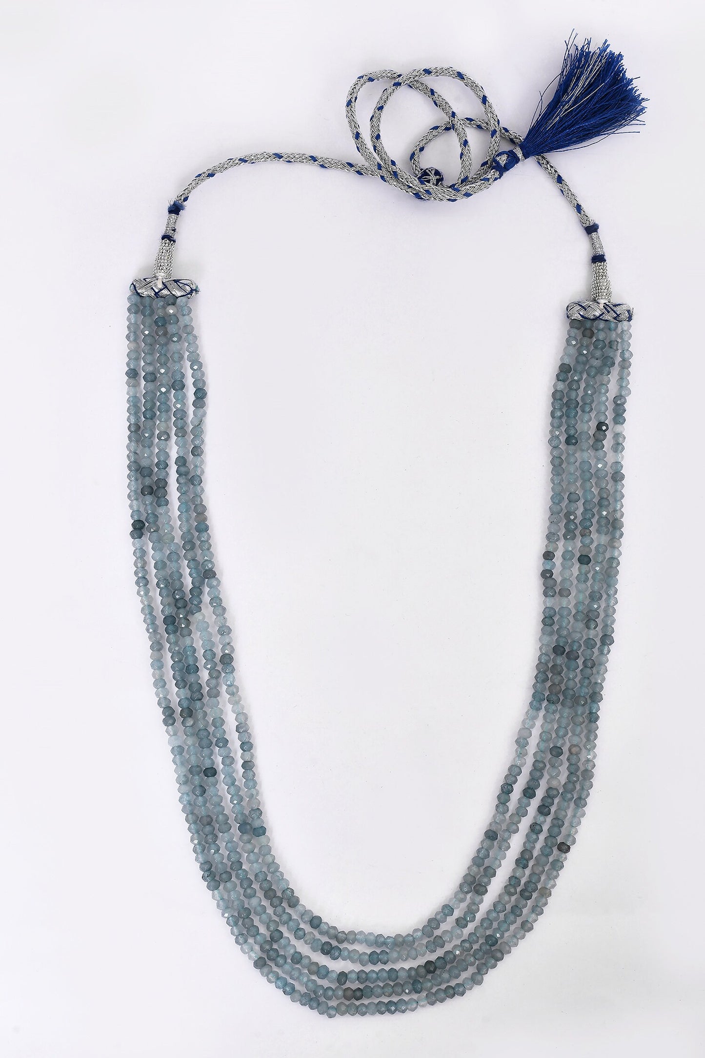 Onyx Bead Multi Strand Necklace 