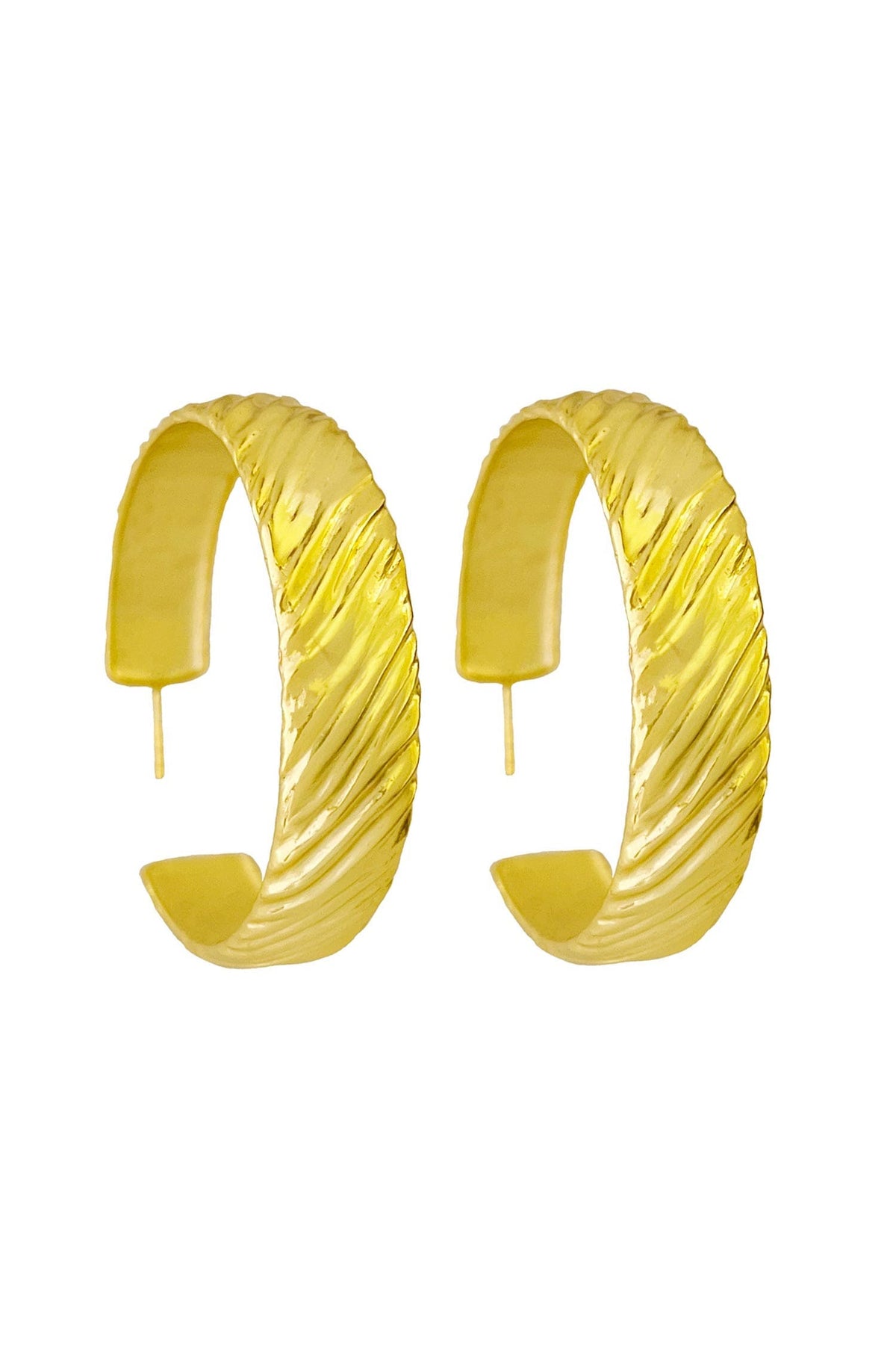 Mira Textured Hoops 