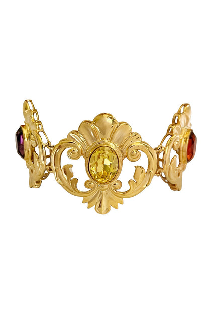 Cartouche Carved Choker 