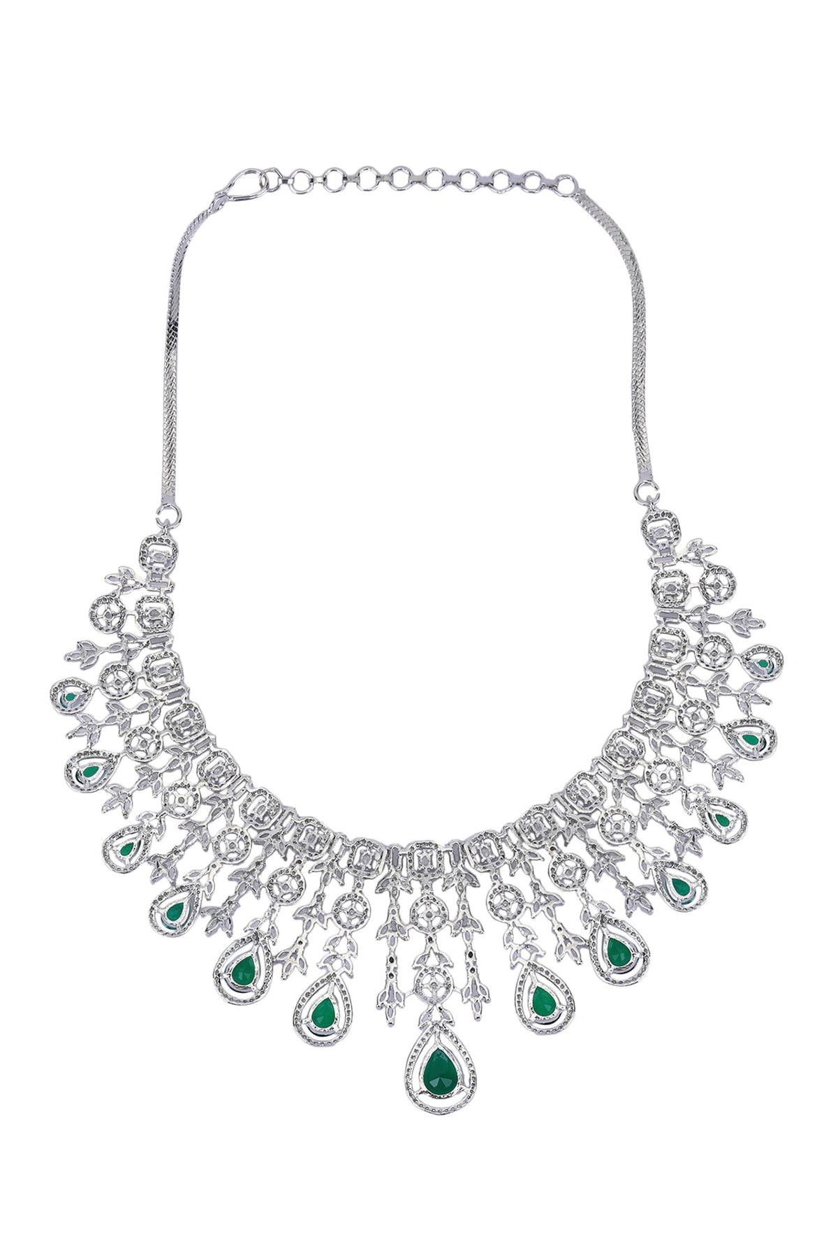 American Diamond Studded Necklace Set 