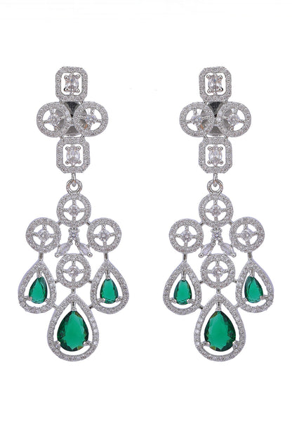 American Diamond Studded Necklace Set 