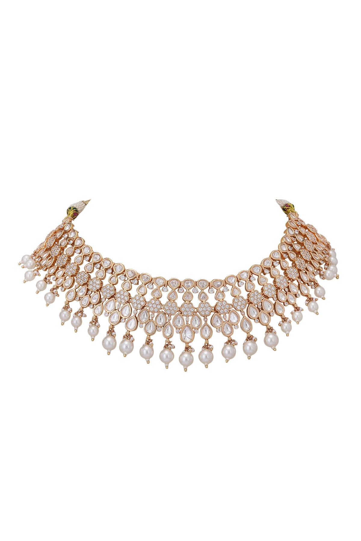 Kundan Studded Necklace Set 