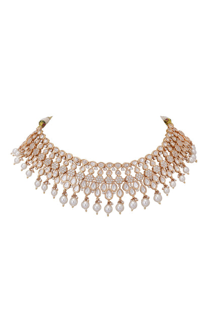 Kundan Studded Necklace Set 