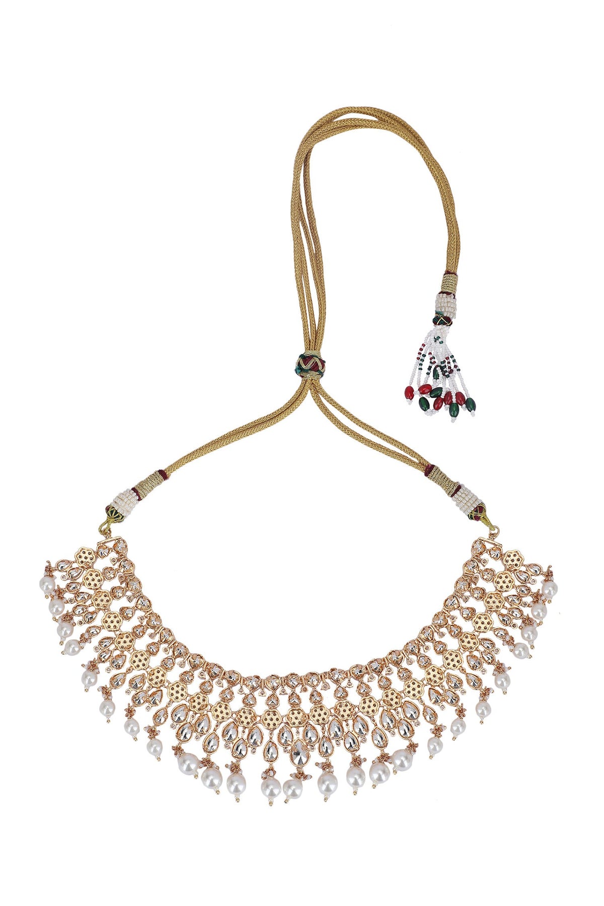 Kundan Studded Necklace Set 