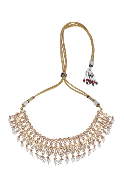 Kundan Studded Necklace Set 