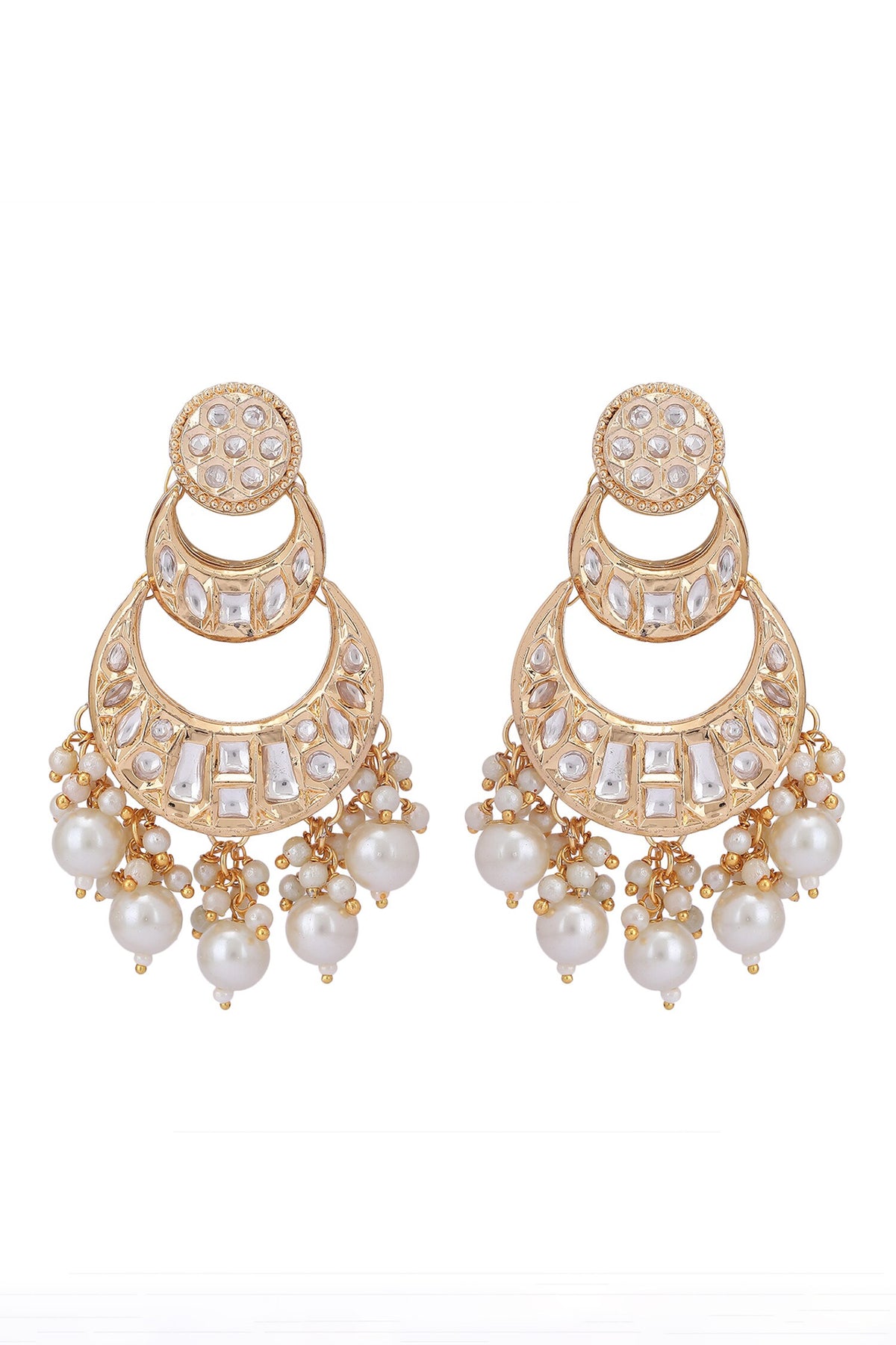 Kundan Earrings & Maangtikka Set 