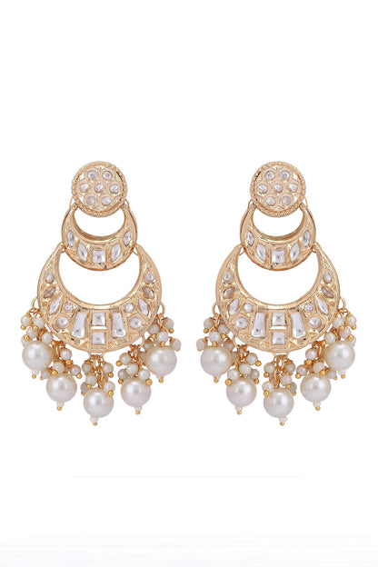 Kundan Earrings & Maangtikka Set 