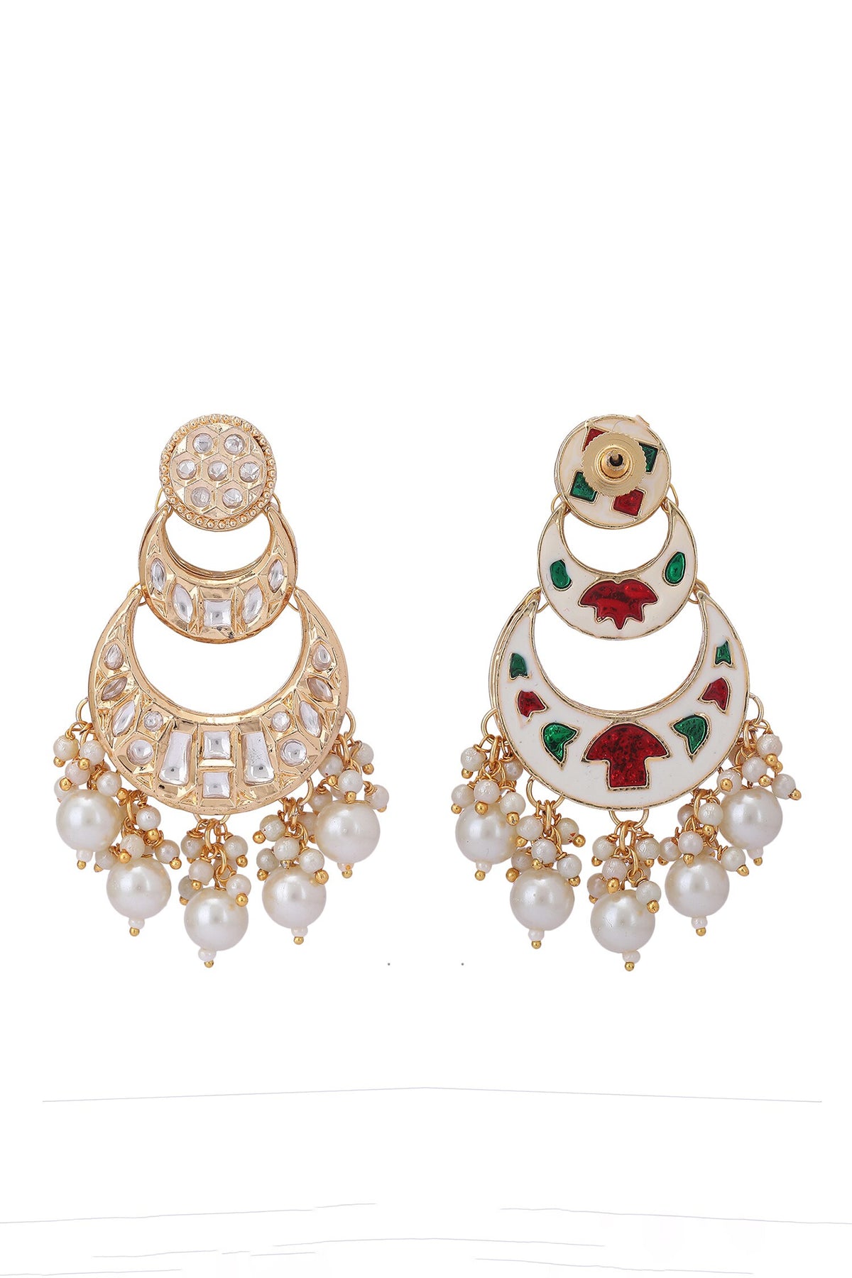 Kundan Earrings & Maangtikka Set 