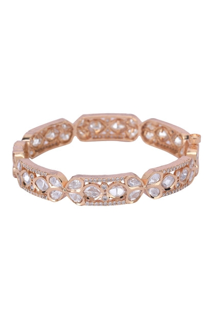 Kundan & Polki Studded Pair of Bangles 