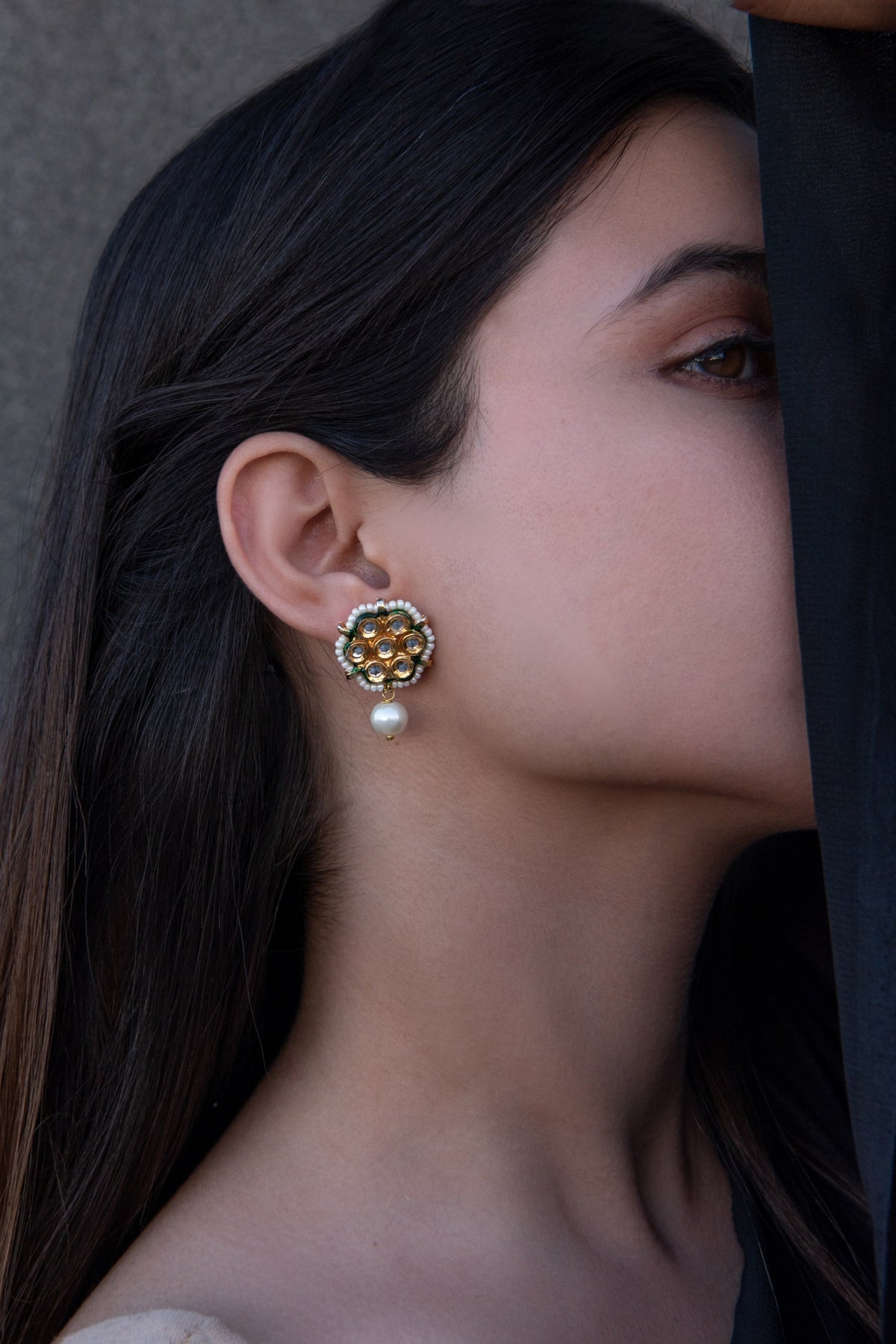 Embellished Drop Earrings 