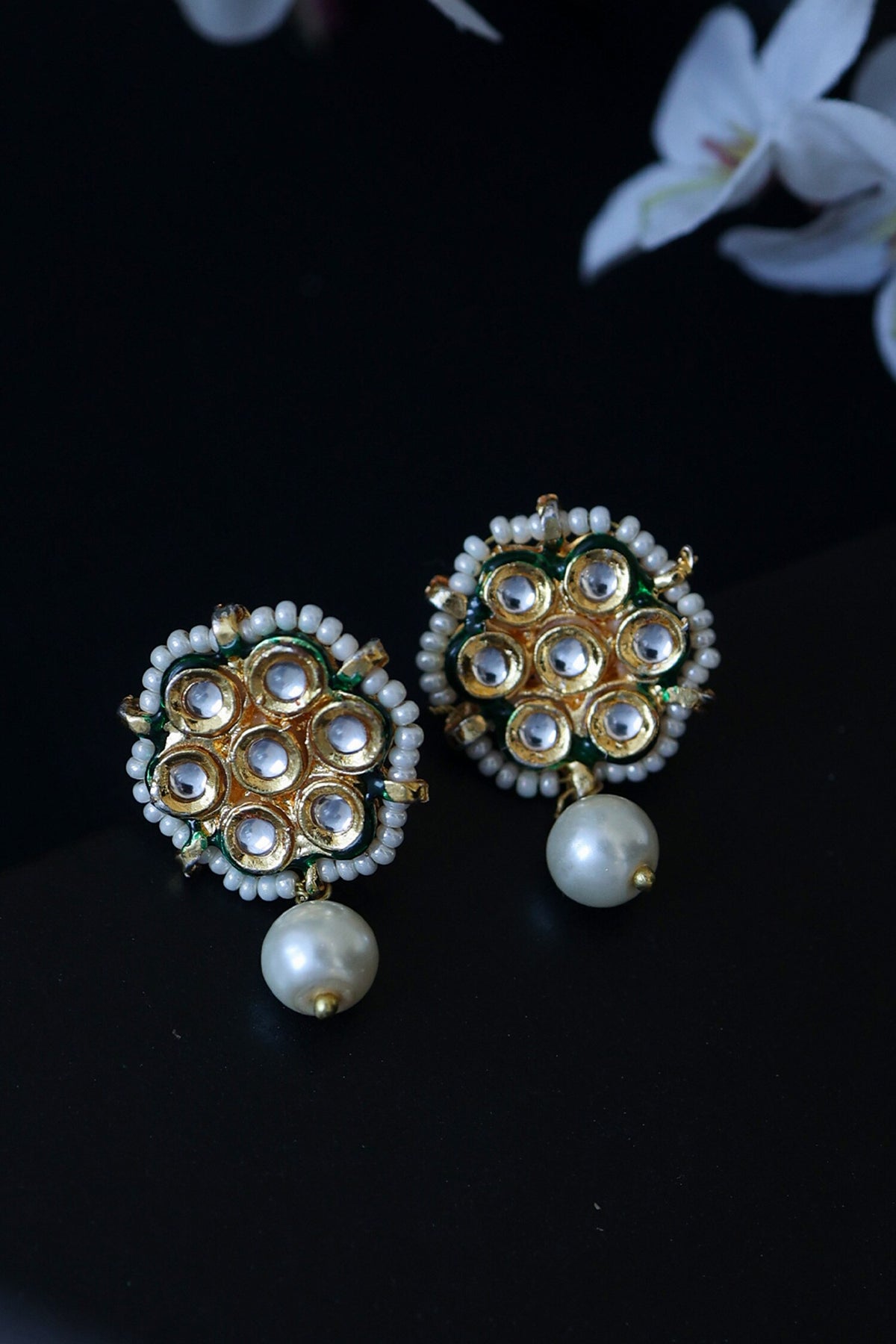 Embellished Drop Earrings 