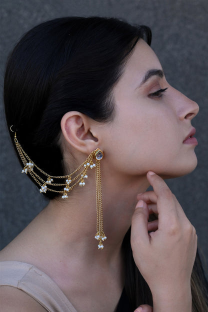 Embellished Long Earrings 