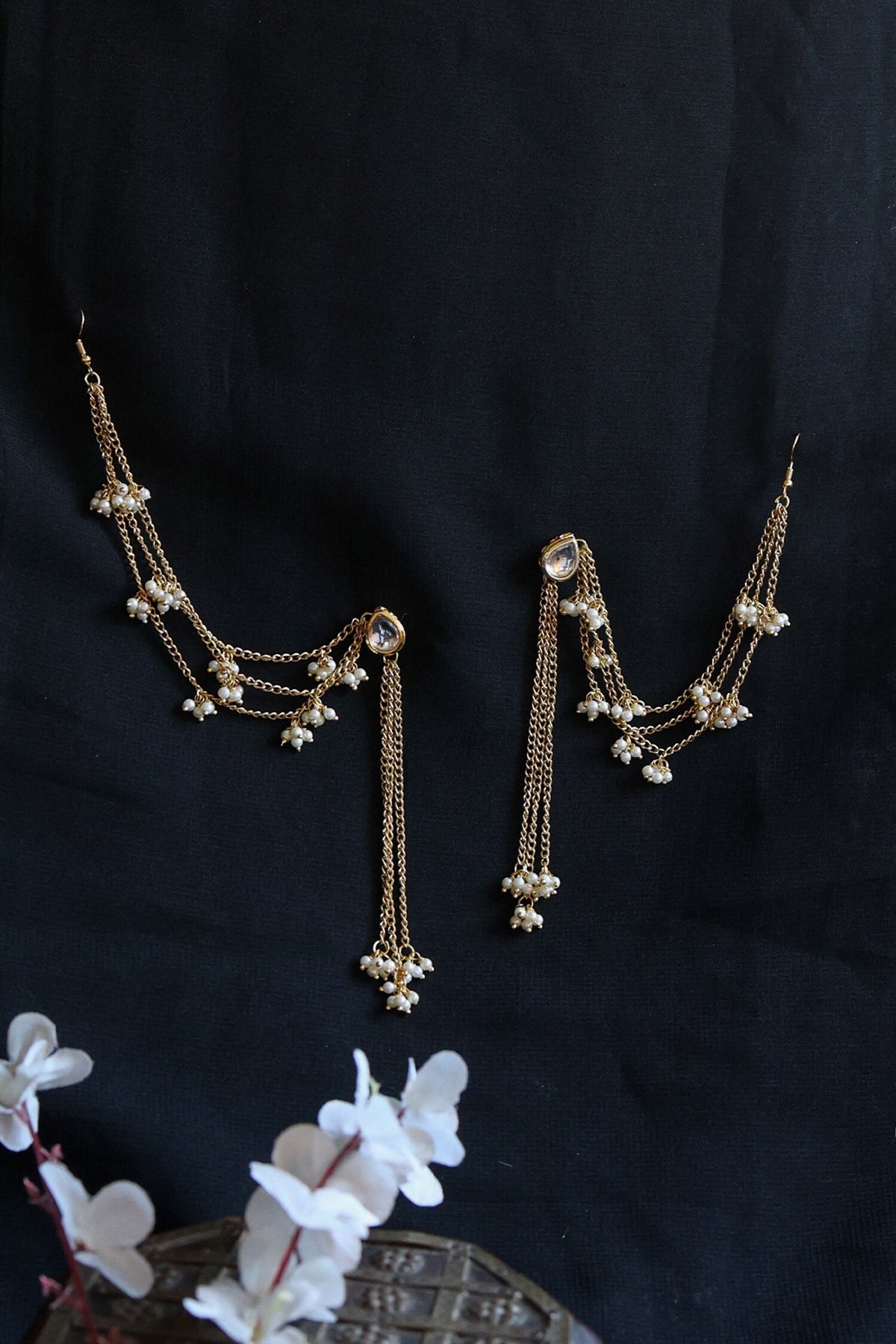 Embellished Long Earrings 