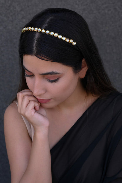 Kundan Embellished Hairband 