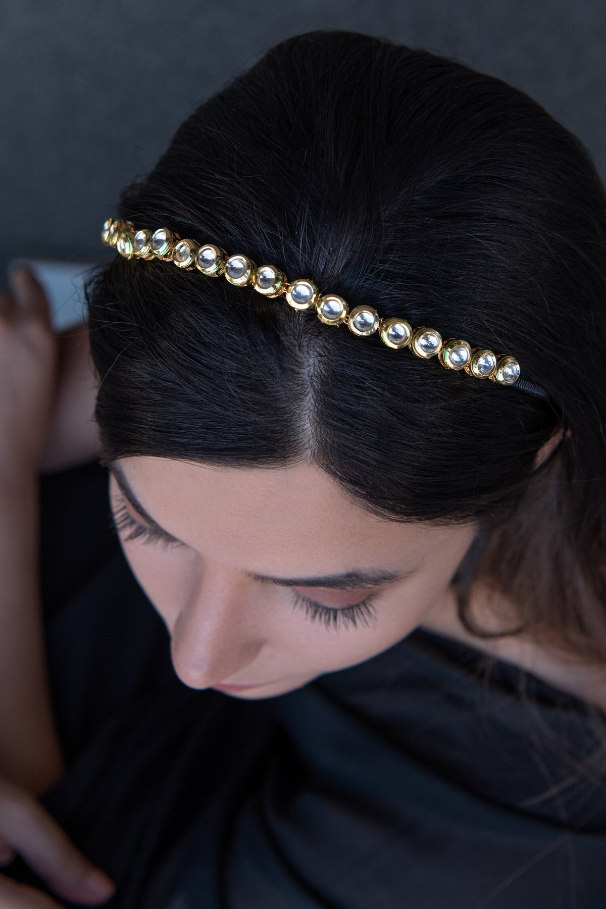Kundan Embellished Hairband 