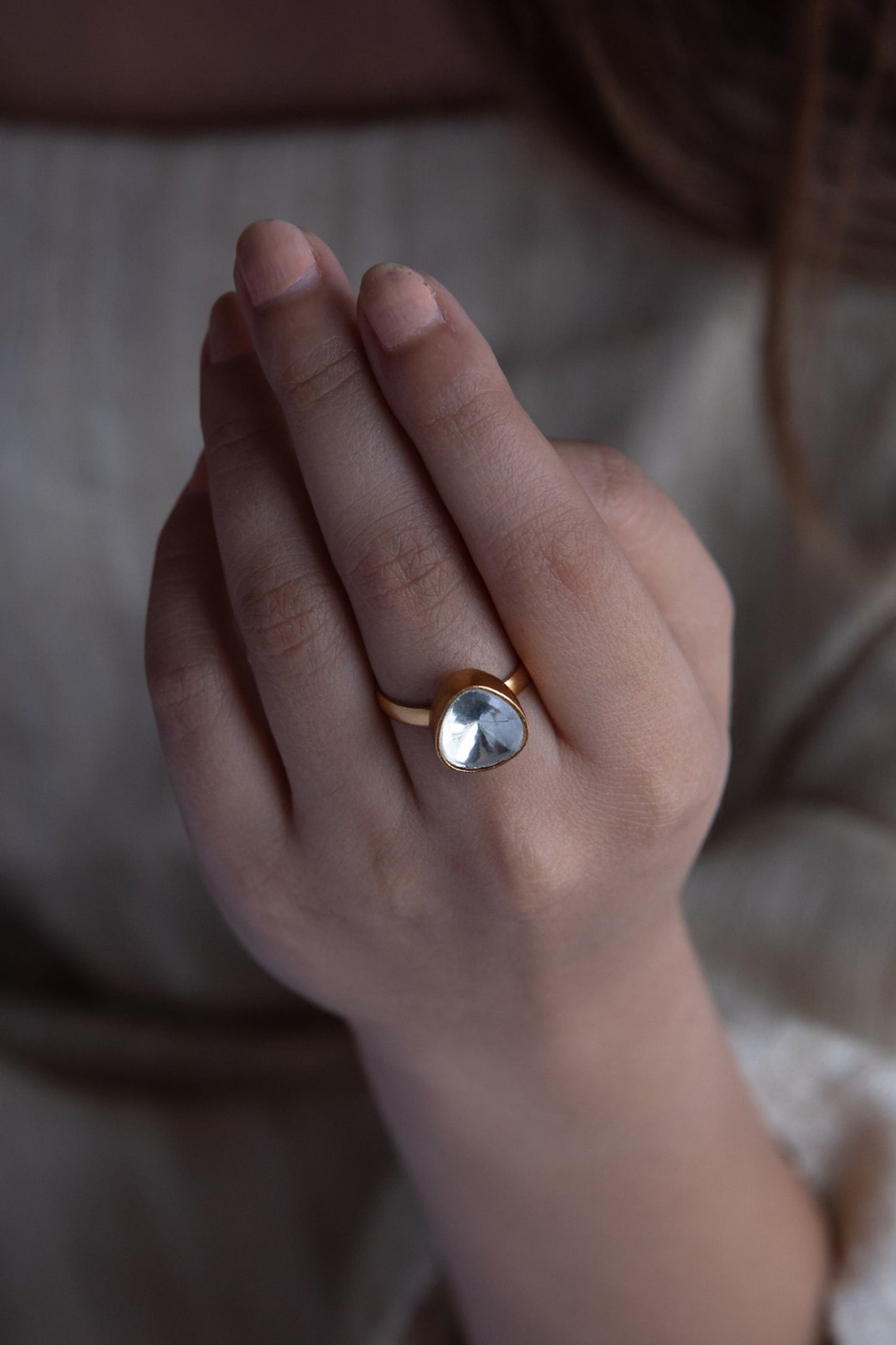 Polki Embellished Ring 