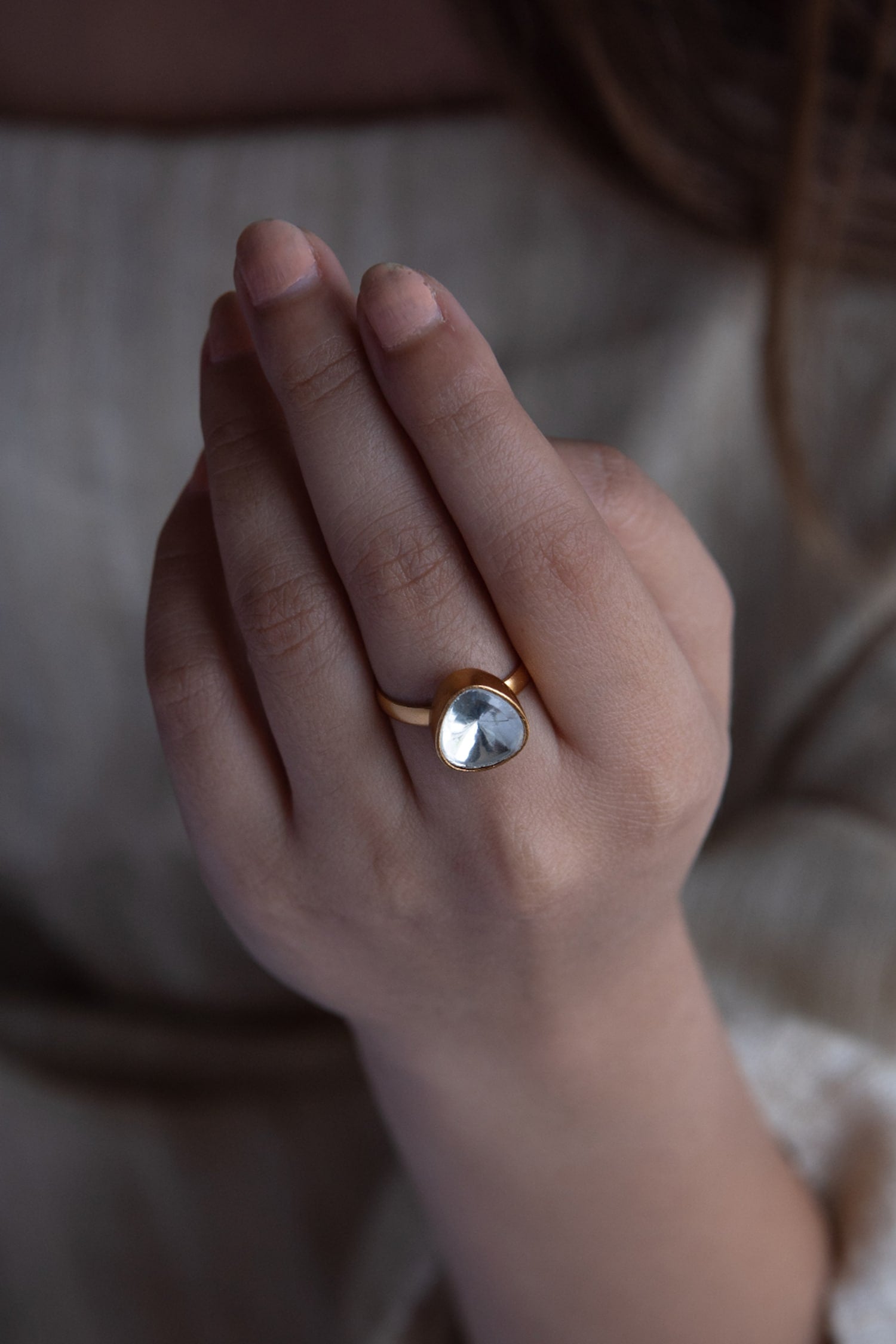 Polki Embellished Ring 