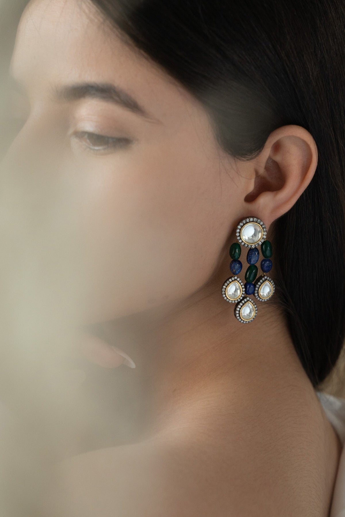 Polki Embellished Earrings 