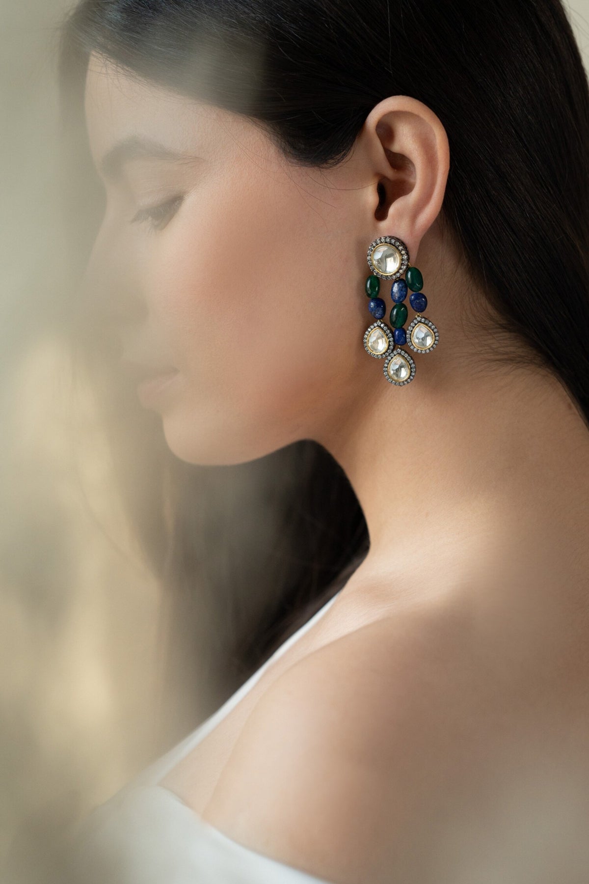 Polki Embellished Earrings 