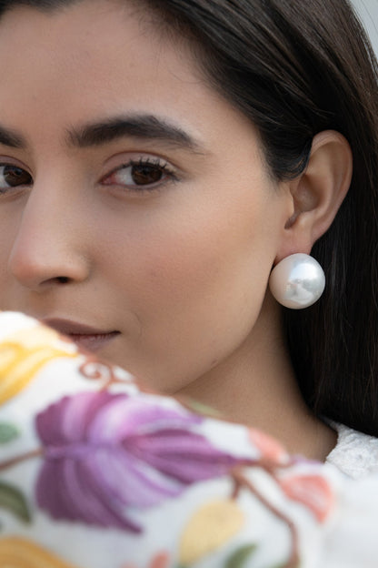 Pearl Embellished Studs 