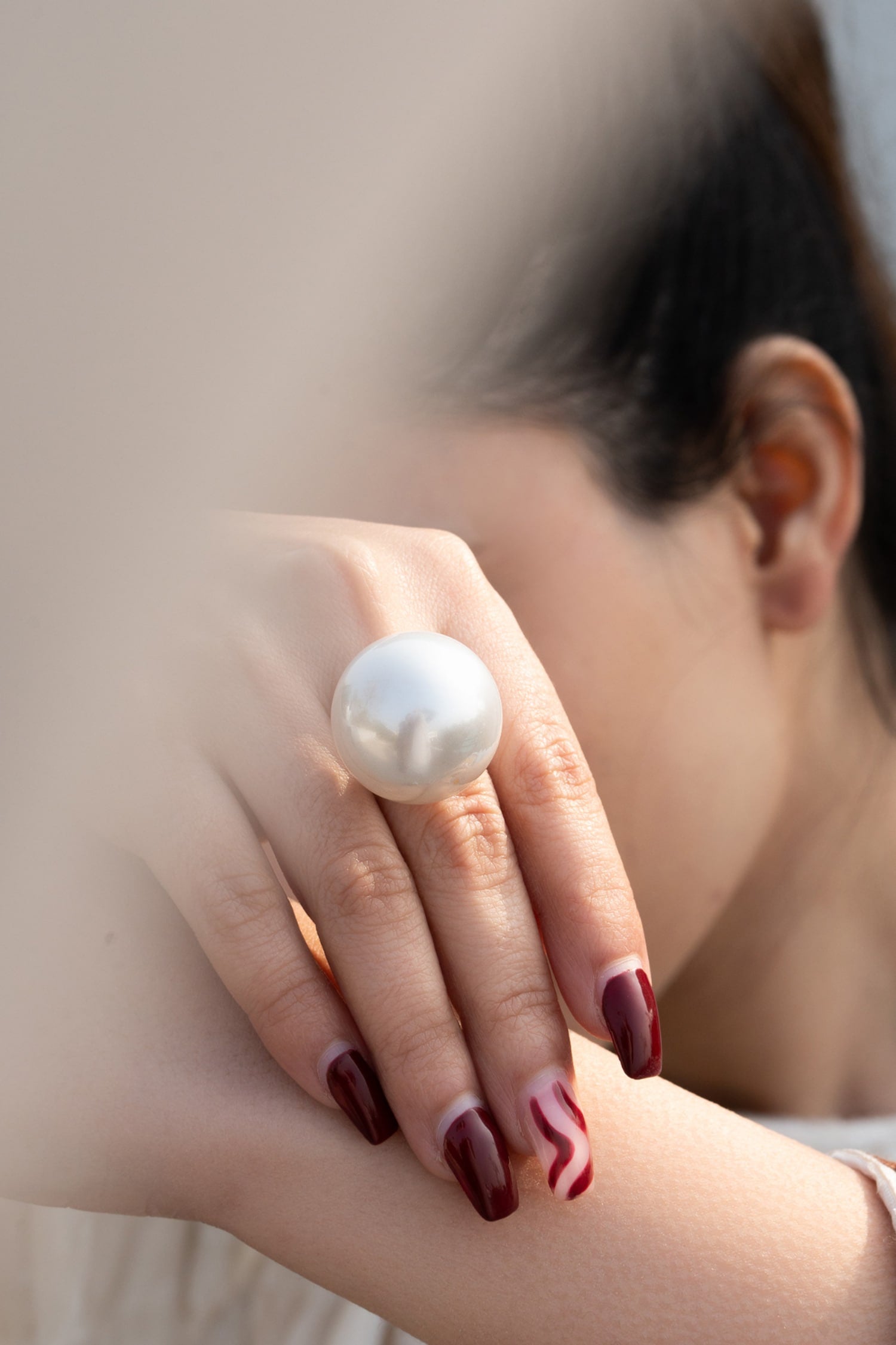 Pearl Embellished Ring 