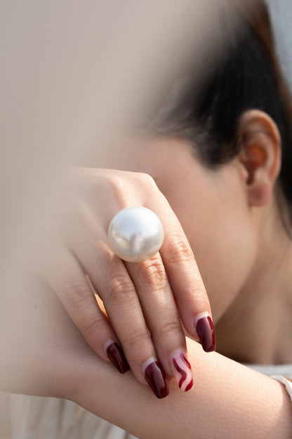 Pearl Embellished Ring 