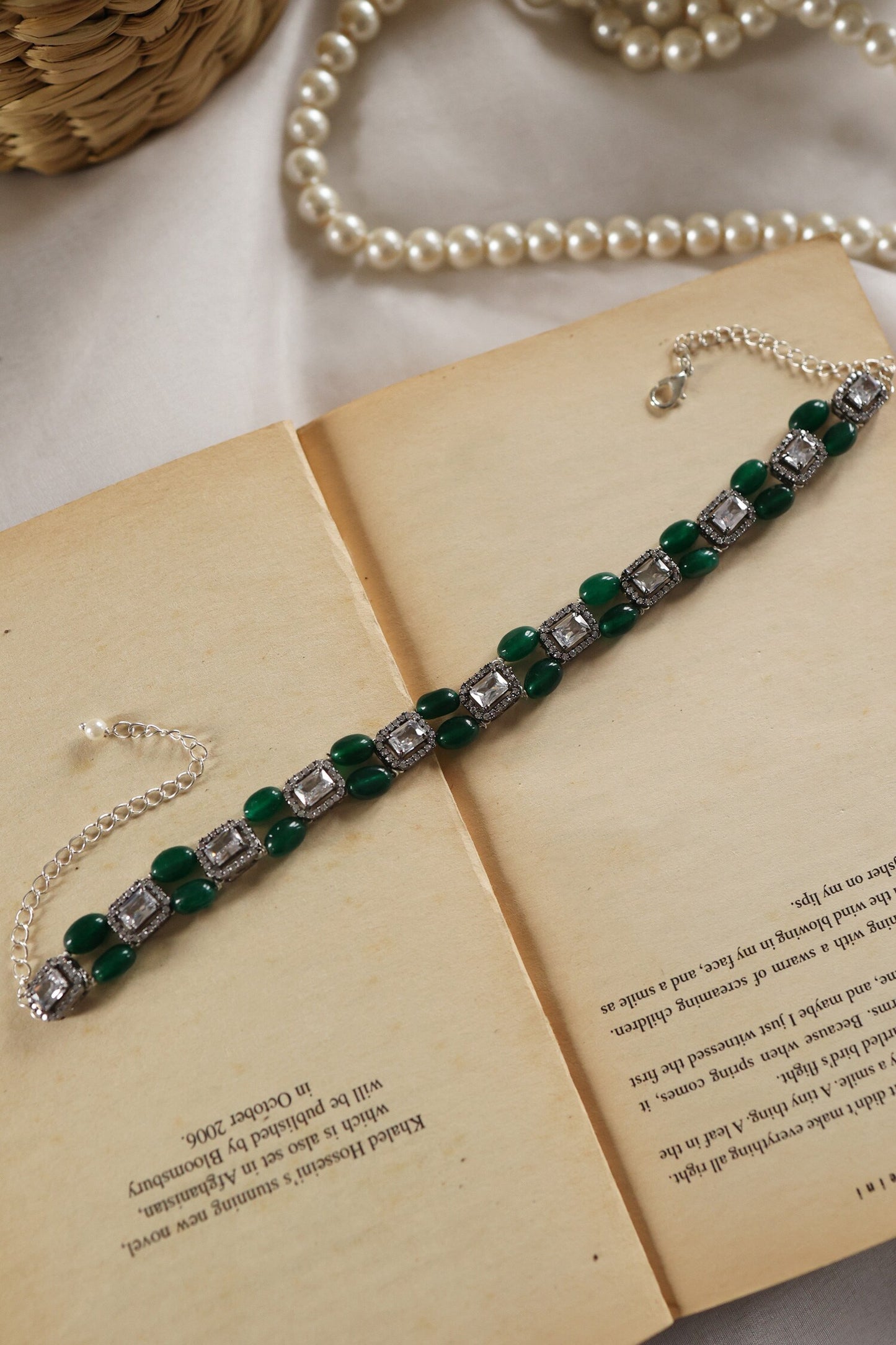 Stone Embellished Choker 