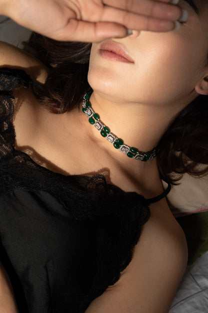 Stone Embellished Choker 