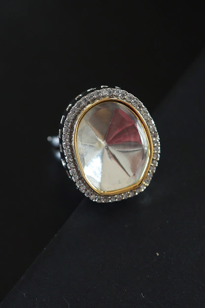 Victorian Polki Embellished Ring 