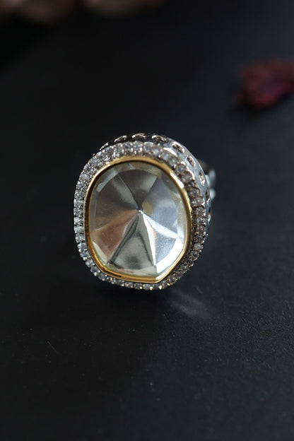 Victorian Polki Embellished Ring 