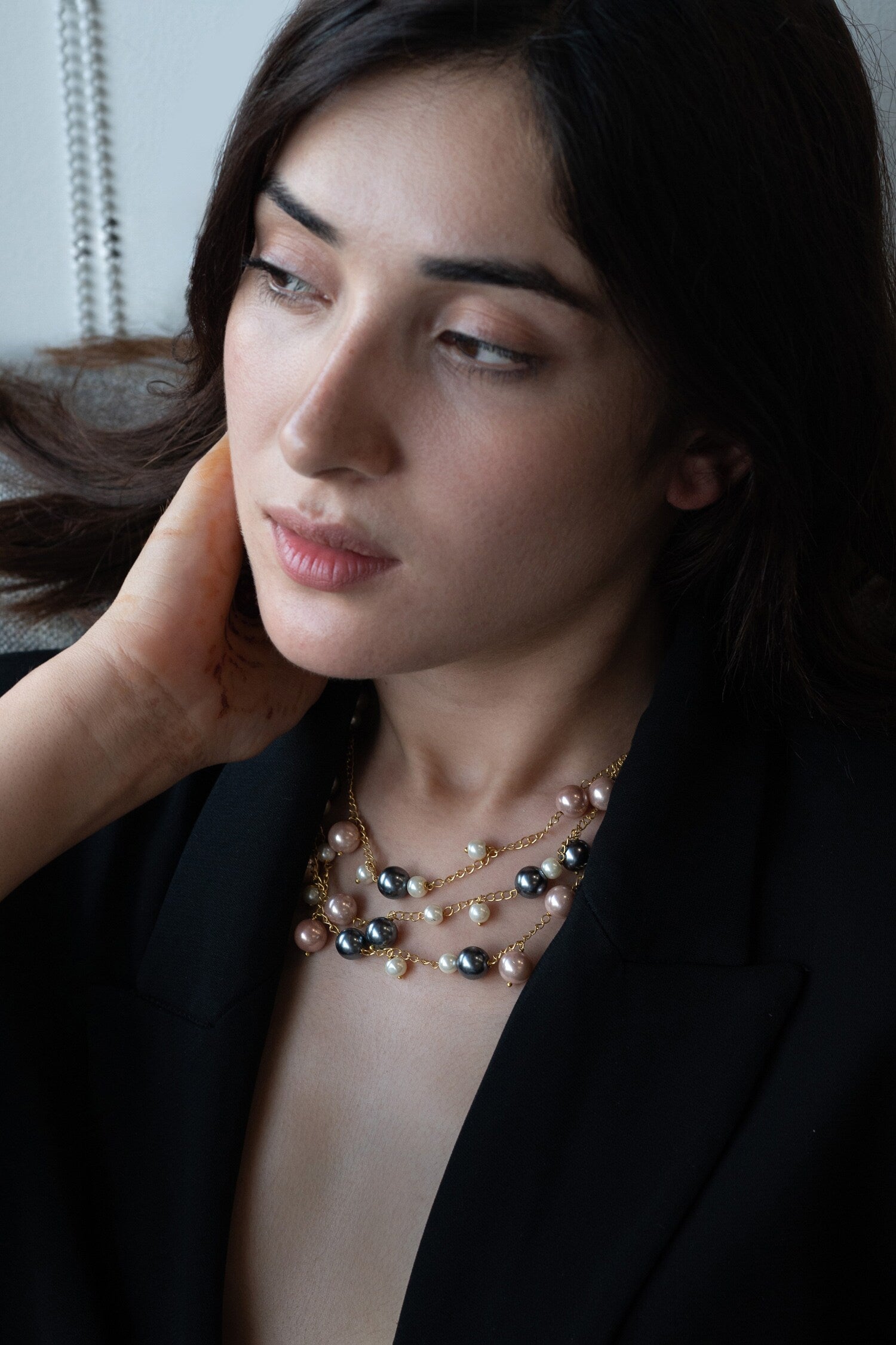 Pearl Multi-Layer Necklace 