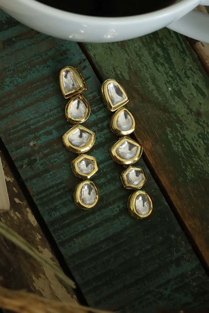 Kundan Stone Studded Earrings 